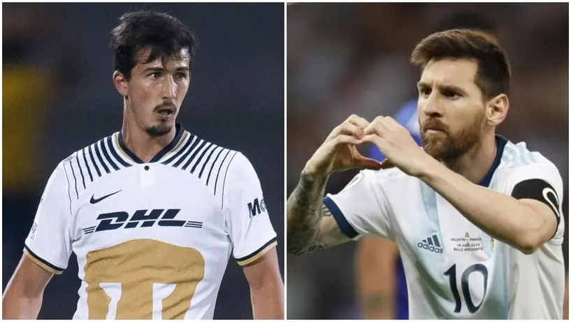 Pumas: Bennevendo imita a Messi en práctica y dice a compañero: "Anda pallá, bobo"