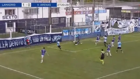 Video: Gol fantasma en el futbol argentino se hizo viral en redes