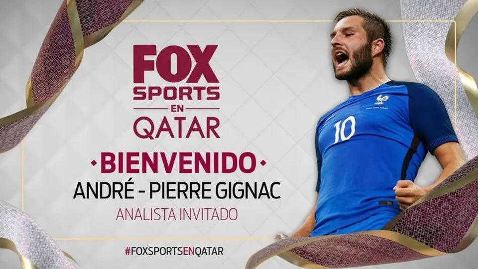 Fox Sports: Anunció a André-Pierre Gignac como 'refuerzo' para Qatar 2022