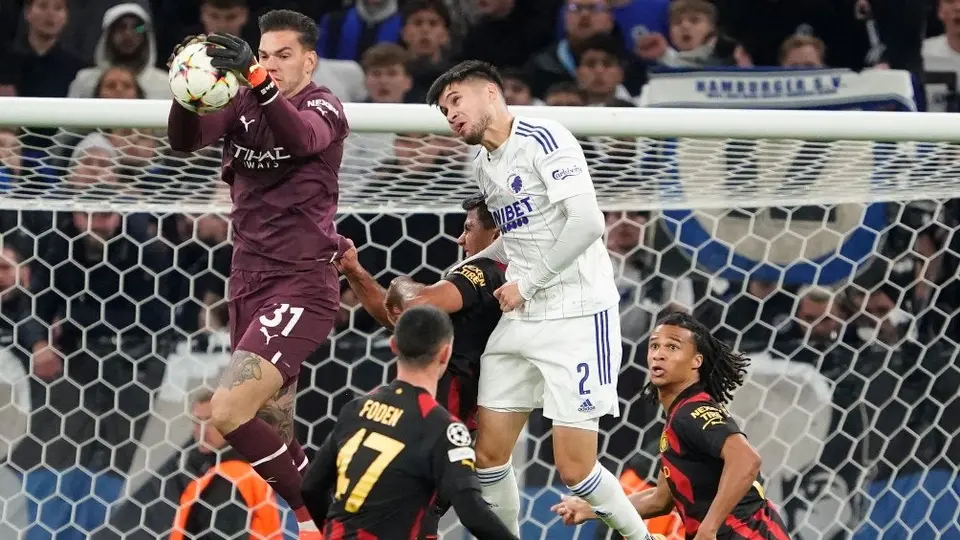 Manchester City: Empató ante Copenhague sin Haaland y con un hombre menos