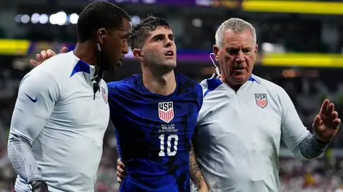 Qatar 2022: Christian Pulisic sufrió contusión pélvica y es duda vs Países Bajos