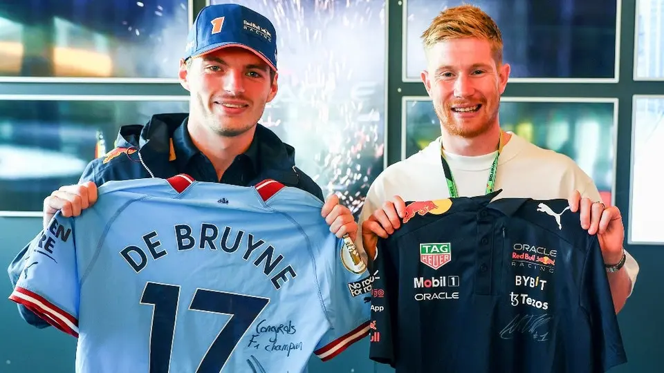 GP de Bélgica: Max Verstappen y De Bruyne convivieron previo a la carrera en Spa