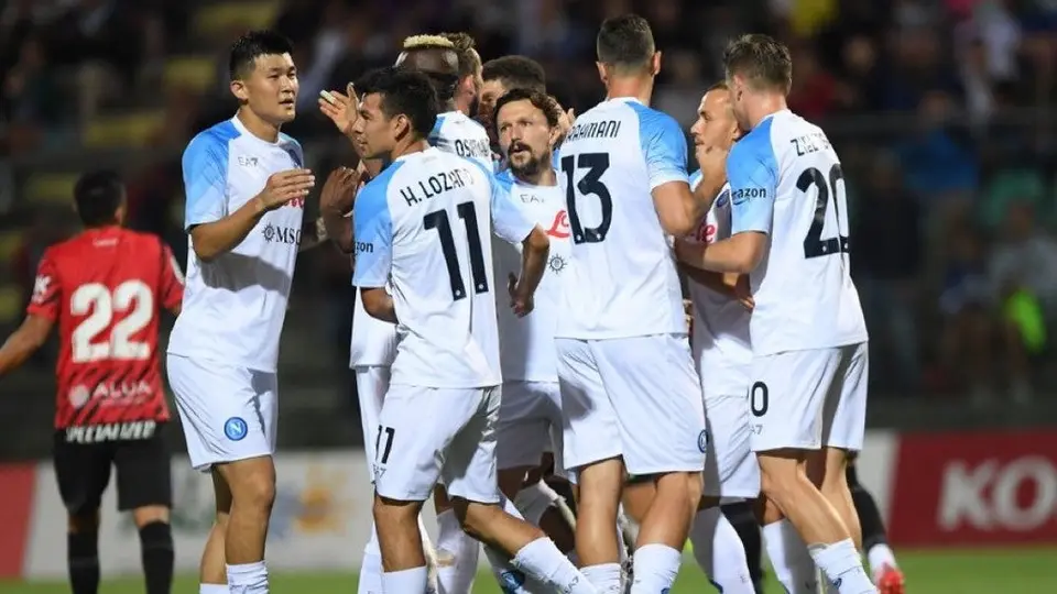 Chucky Lozano: Napoli empató con el Mallorca de Javier Aguirre