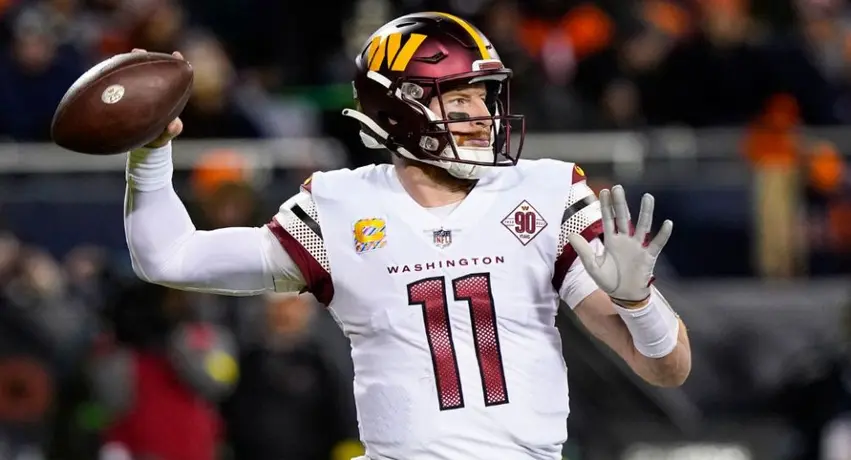 Commanders: Carson Wentz, baja por cuatro semanas tras una cirugía de pulgar