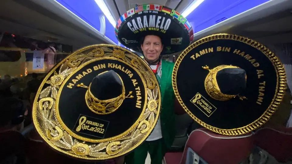 Caramelo: Reveló que no le permitieron darle al Emir de Qatar y a su hijo unos sombreros bordados