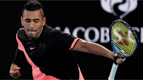 Nick Kyrgios ofreció un gran espectáculo en la Arena Ciudad de México