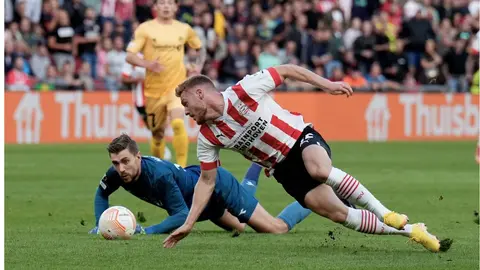 Europa League: PSV, sin Erick Gutiérrez, empató en su debut europeo