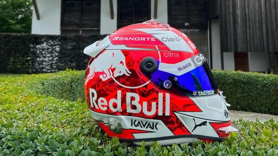Checo Pérez: Presentó su nuevo casco para el Gran Premio de Austria