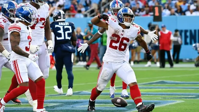Giants sorprenden y vencen a domicilio a los Tennessee Titans