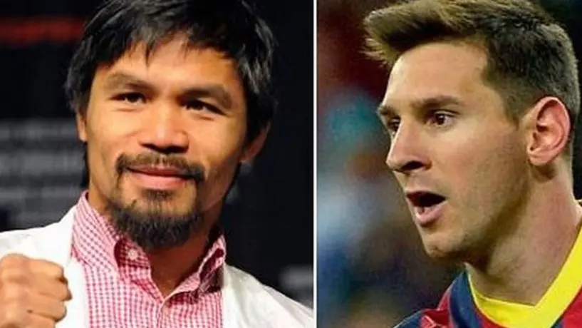 Manny Pacquiao confesó su deseo sobre Messi: "Ojalá que vuelva al Barcelona"