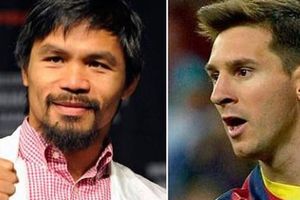 Manny Pacquiao confesó su deseo sobre Messi: "Ojalá que vuelva al Barcelona"