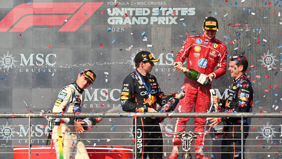 Max Verstappen tras su victoria en Austin en la Temporada 2026 en el Gran Premio de Estado Unidos | RED BULL