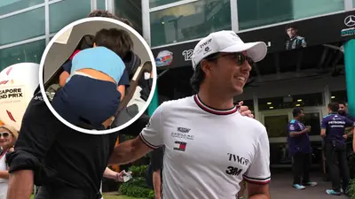 La divertida ayuda del hijo de Checo Pérez antes del GP de Estados Unidos