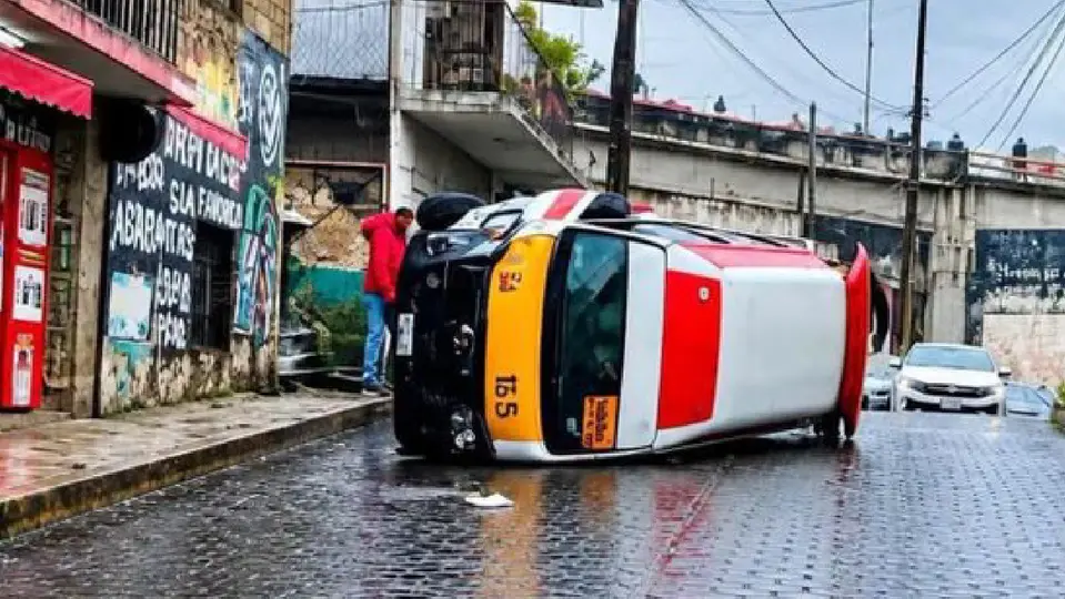 El accidente dejó varias personas lesionadas en Huachinango, Puebla / Especial