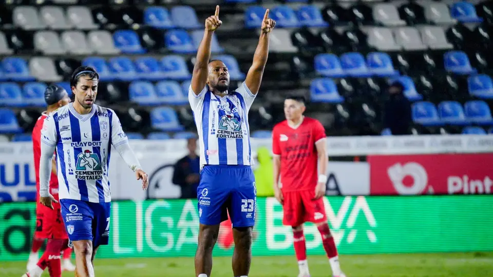 Salomón Rondón en celebración con Pachuca en la Liga MX | IMAGO 7