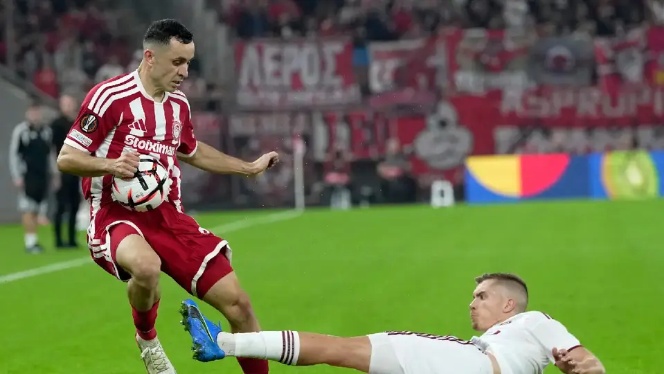 Olympiacos vs Sparta Praga, en Europa League | AP