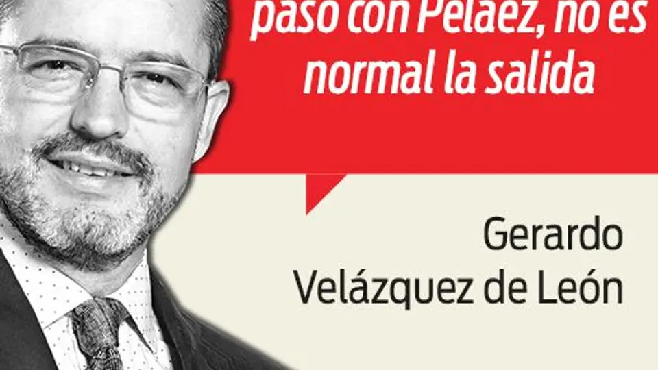 La sorpresiva salida de Peláez