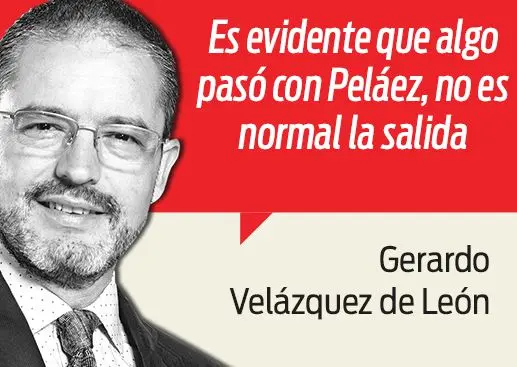 La sorpresiva salida de Peláez