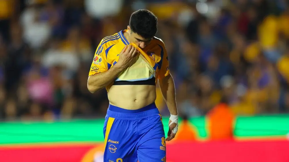 Nico Ibáñez expulsado en el Tigres vs Cruz Azul | IMAGO7