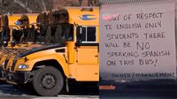 Conductor de bus escolar en Estados Unidos es suspendido por prohibir hablar español a niños