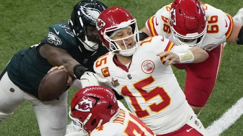 Mahomes durante el juego | AP