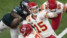 ¿Jugó lesionado? La posible lesión de Mahomes que lo privó de dar un mejor partido