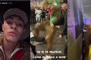 VIDEO: El Bogueto protagoniza pelea porque golpearon a su novia