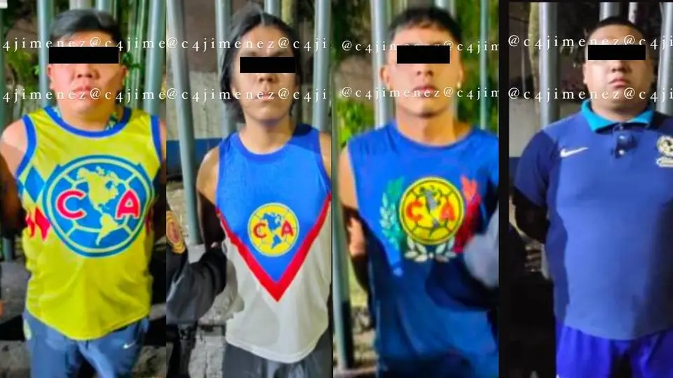Americanistas son detenidos por robar… afuera del estadio