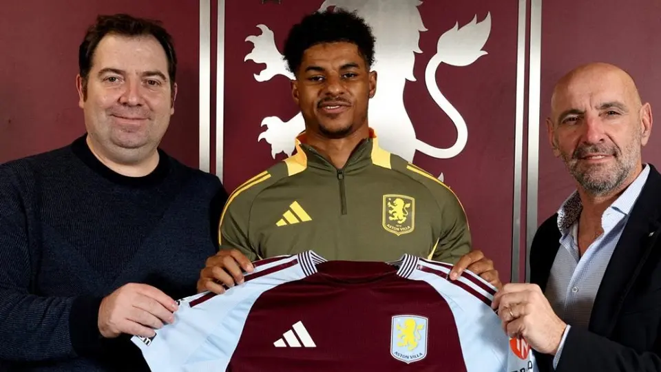 ¡Termina la novela! Marcus Rashford deja a Manchester United y llega a Aston Villa