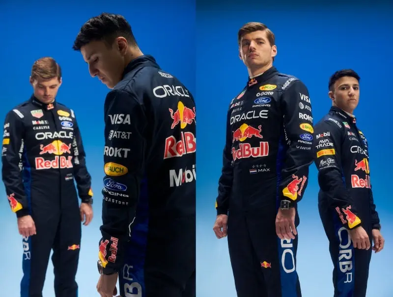 Así el nuevo uniforme de Verstappen y Hadjar | RBR