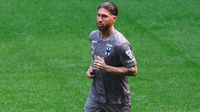 Sergio Ramos y su entrenamiento con el que prepara su debut con Rayados