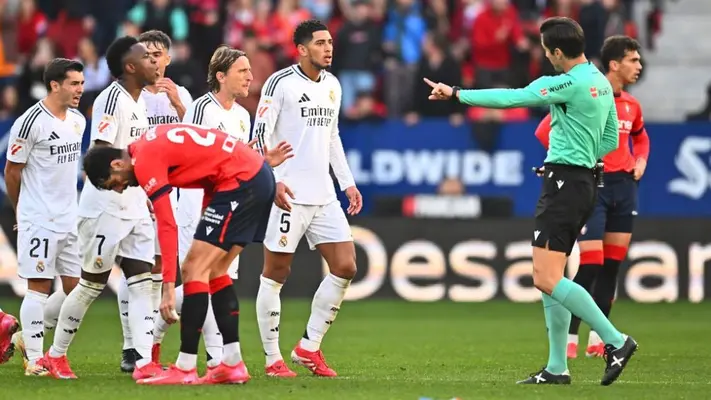Polémica arbitral vuelve a presentarse en partido del Real Madrid