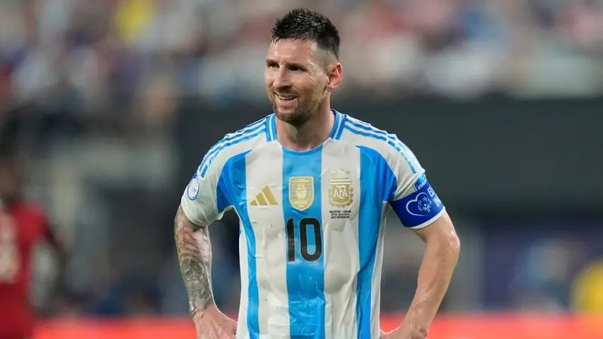 Messi en un partido de la Copa América 2024 | MEXSPORT