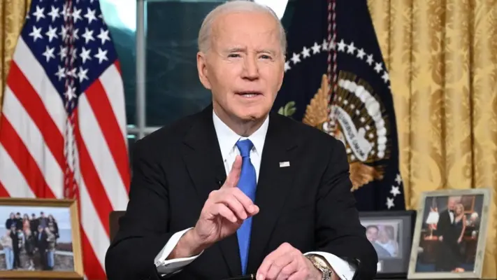 Joe Biden se despide de la nación para entregar la Casa Blanca a Donald Trump