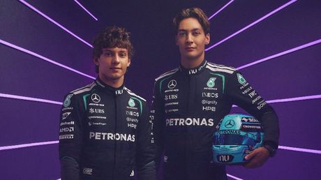 Antonelli y Russell los más rápidos en el tercer día de pretemporada de la F1