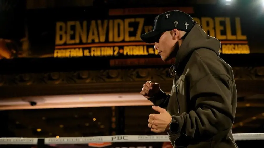 Isaac 'Pitbull' Cruz, previo a su engrentamiento ante Tashiro Fierro |IG: @isaacpitbullcruz