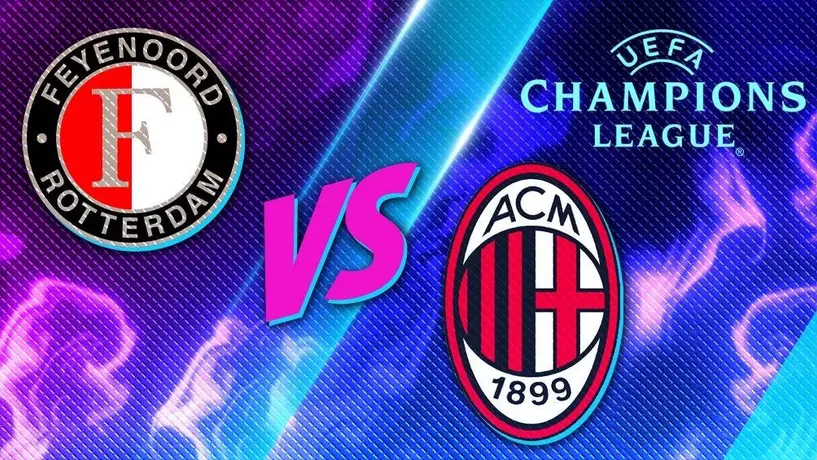 Feyenoord vs Milan: ¿Cuándo y dónde ver el juego de ida de los Playoffs de Champions League?