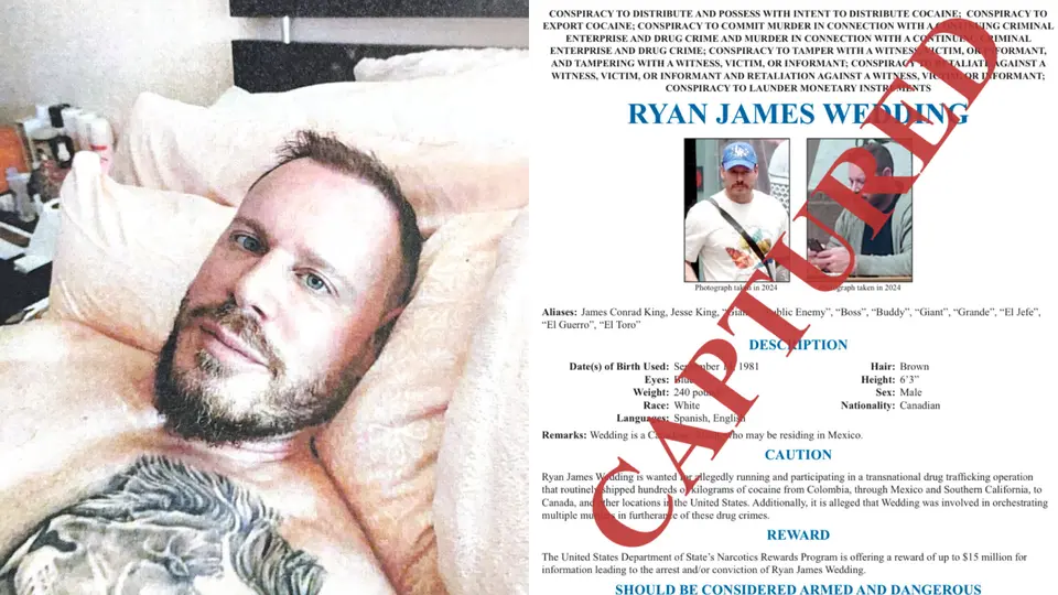 Ryan Wedding, ex snowboarder olímpico y uno de los "más buscados" por el FBI, fue arrestado