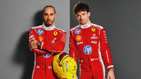 Ferrari presenta sus monos para la temporada 2026 de la F1