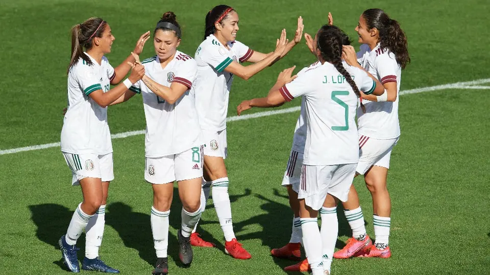 México hiló su segunda victoria al golear a San Cristóbal y Nieves en Preolímpico Femenil