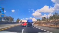 VIDEO: Familia escapa de intento de asalto en carretera México-Texcoco