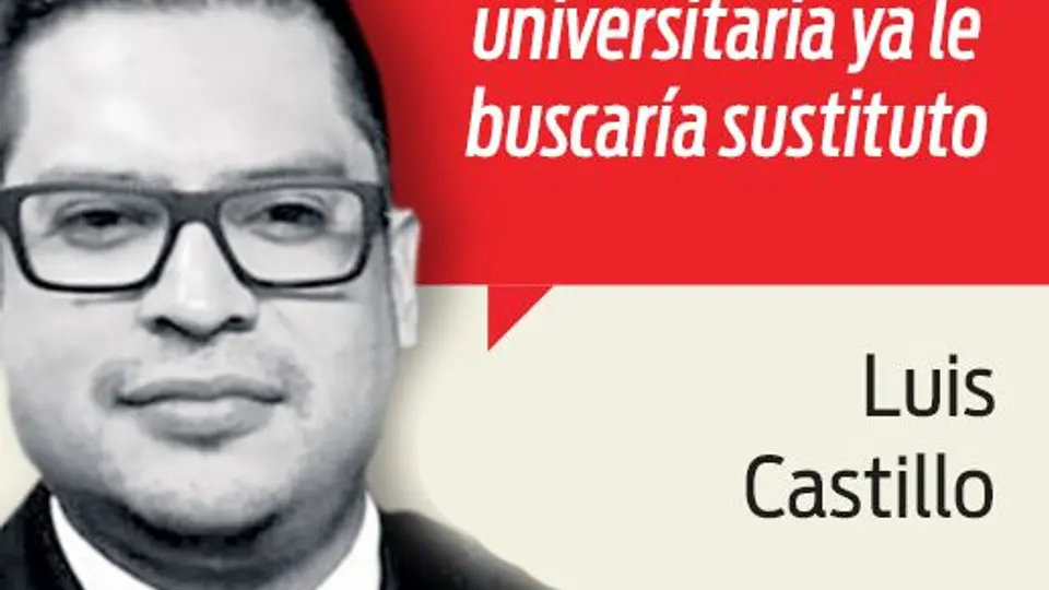 Rafa Puente del Río, en la tablita con Lobos