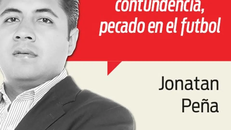 Falta de contundencia también es pecado en el futbol