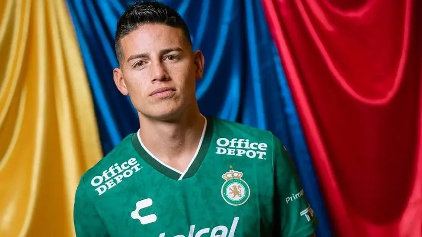 James Rodríguez, nuevo futbolista de León | X: @ClubLeón