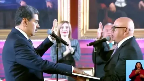 Nicolás Maduro: Toma posesión por tercera ocasión como presidente de Venezuela