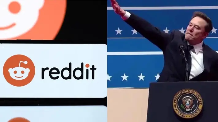 ¿Reddit prohíbe enlaces a X en su sitio para protestar contra Elon Musk por saludo nazi?