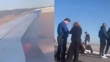 VIDEO: Evacuaron vuelo de Houston a Nueva York por un incendio que se reportó durante el despegue