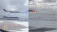 VIDEO: Captan accidente del avión de Delta en Aeropuerto de Canadá