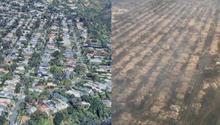 VIDEO: Antes y después de los incendios en Los Ángeles, California