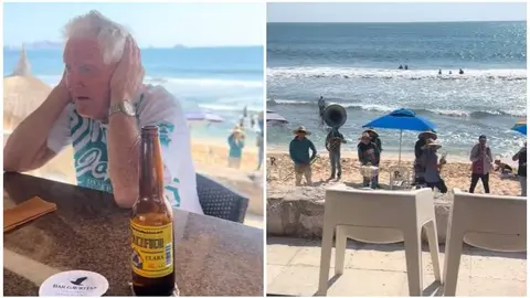 "Más duro": Extranjero se molesta por ‘ruido’ de banda en Mazatlán
